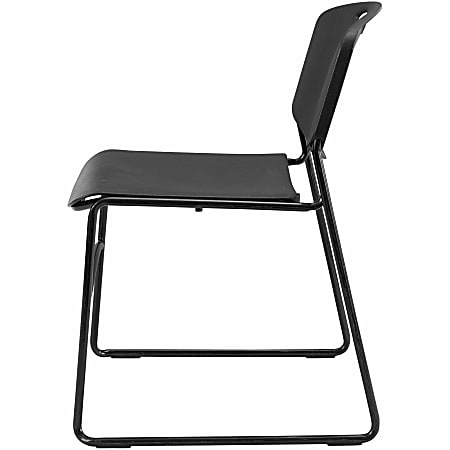 Lorell Injection-molded Folding Chairs - X-Style Base - Black - Plastic - 4 / Carton Lorell Injection-molded Folding Chairs - X-Style Base - Black - Plastic - 4 / Carton
