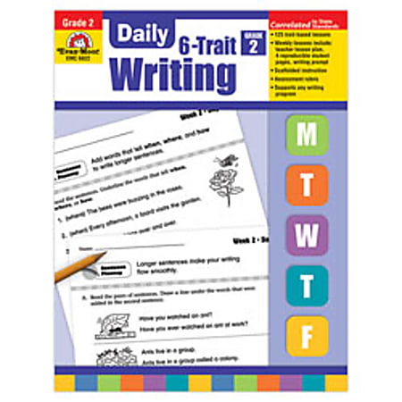 Evan-Moor® Daily 6-Trait Writing Workbook, Grade 2