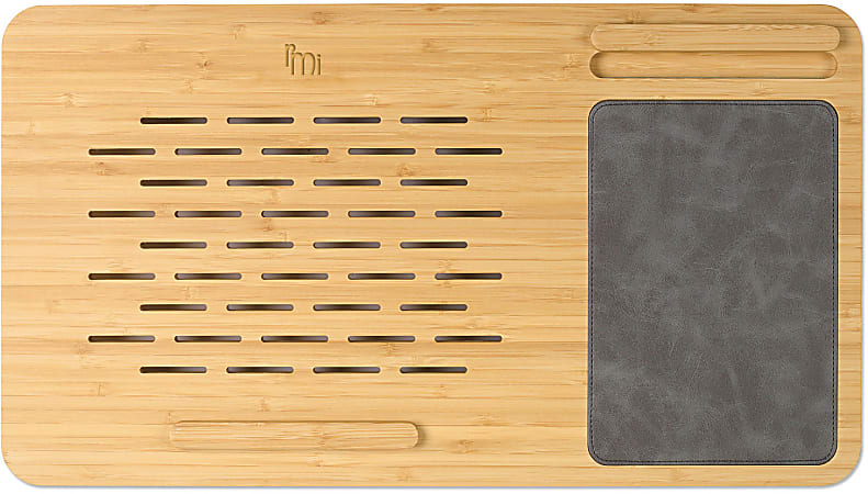 Custom Auden Bamboo Lap Desk, 11-3/8" x 20-3/8"