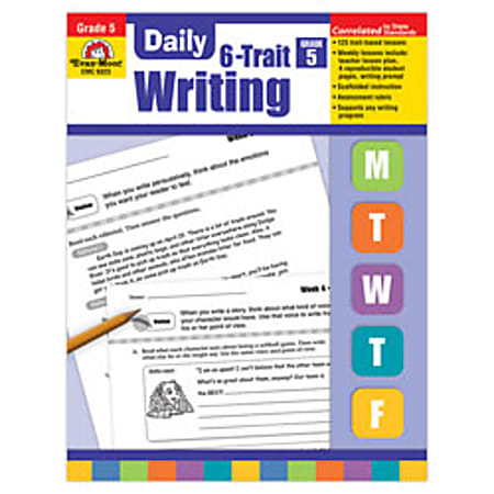 Evan-Moor® Daily 6-Trait Writing Workbook, Grade 5