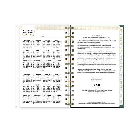 2026 Blue Sky Day Designer WeeklyMonthly Planner 3 58 x 6 18 London ...