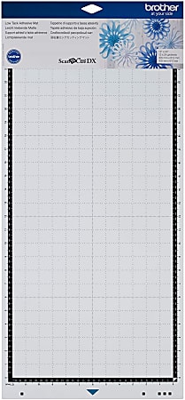 Brother ScanNCut DX Adhesive Mat, Low Tack, 12" x 24", White