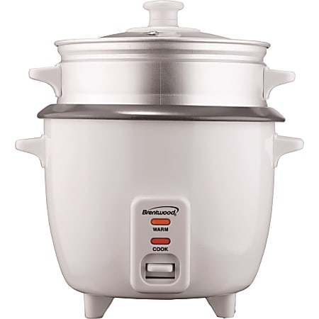 Brentwood TS-480S Rice Cooker and Steamer - 2.64 quart