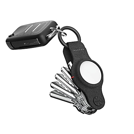 KeySmart Air Compact Key Holder For AirTag,  Black