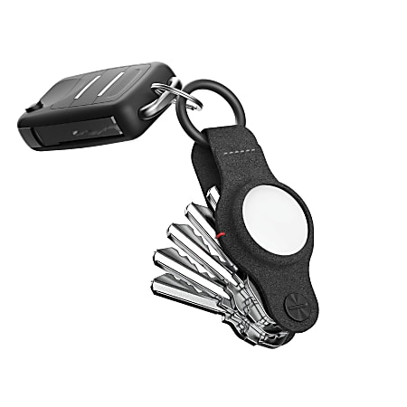 KeySmart Air Compact Key Holder For AirTag, Black