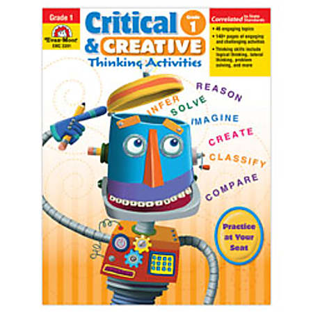 Evan-Moor® Critical And Creative Thinking Activities, Grade 1