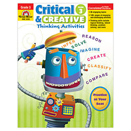 Evan-Moor® Critical And Creative Thinking Activities, Grade 3