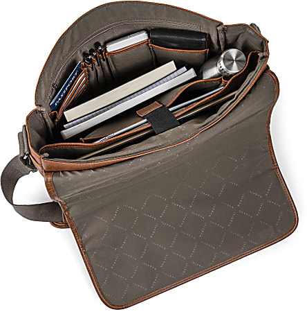 Bugatti leather messenger bag new arrivals