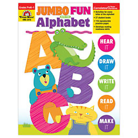 Evan-Moor® Jumbo Fun With The Alphabet — Revised