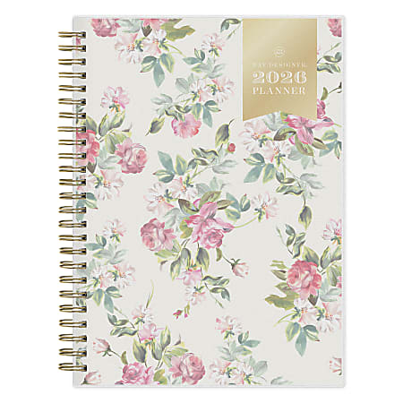 2026 Blue Sky Day Designer Weekly/Monthly Planner, 5-7/8” x 8-5/8", London Rose, January To December, 155630