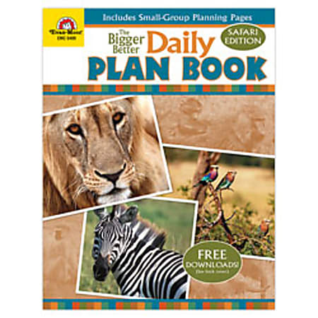 Evan-Moor® Daily Plan Book, Safari Edition
