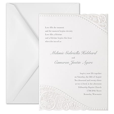 Custom Premium Wedding & Event Invitations With Envelopes,