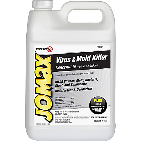 Zinsser Jomax Virus & Mold Killer Concentrate, Fresh Scent, 128 Oz Bottle