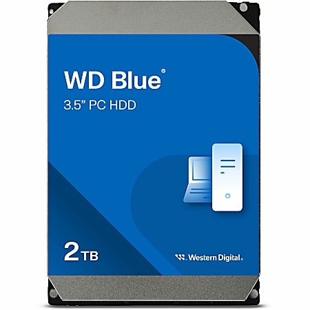 Western Digital WD Blue Internal HDD, 2TB, Blue