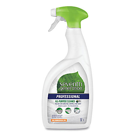 Seventh Generation™ Professional All-Purpose Cleaner, 32 Oz, Free And Clear Scent, Case Of 2 Bottles