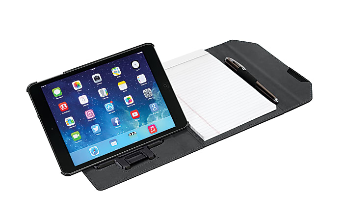 MobilePro® Series Deluxe Folio Case For Apple® iPad® Air/Air 2, Black/Gray