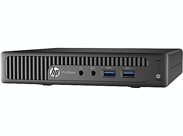 HP ProDesk 400G2 Mini Refurbished Desktop PC, Intel® Core™ i5, 16GB Memory, 256GB Solid State Drive, Windows® 10 Pro, RF610664