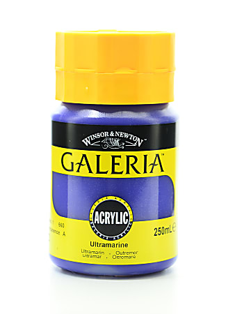 Winsor & Newton Galeria Flow Formula Acrylic Colors, 250 mL, Ultramarine, 660, Pack Of 2