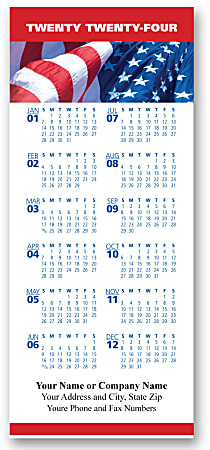 Custom Full Color Magnetic Economy Calendar 3 12 x 8 12 Office Depot