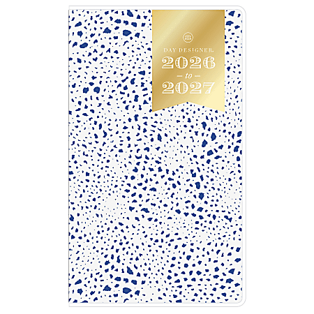 2026-2027 Blue Sky Day Designer Monthly Stapled Planner, 3-5/8" x 6-1/8", Savannah Blue, January 2026 To December 2027, 157732