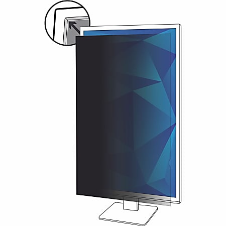 3M Privacy Filter for Monitors, 21.5" Full Screen, 16:9 Aspect Ratio, Reduces Blue Light, Anti-Glare