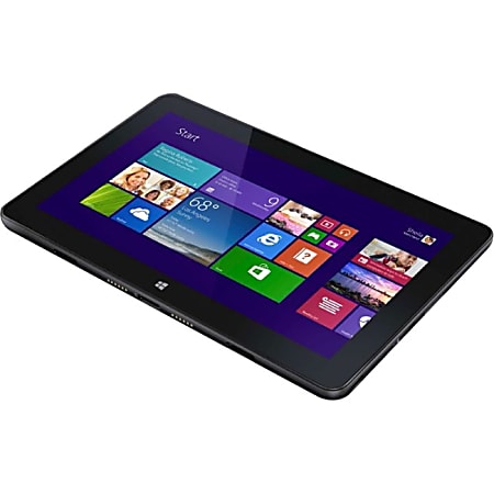 Dell Venue 11 Pro Ultrabook/Tablet - 10.8" - In-plane Switching (IPS) Technology - Wireless LAN - Intel Atom Z3770 Quad-core (4 Core) 1.46 GHz - Black