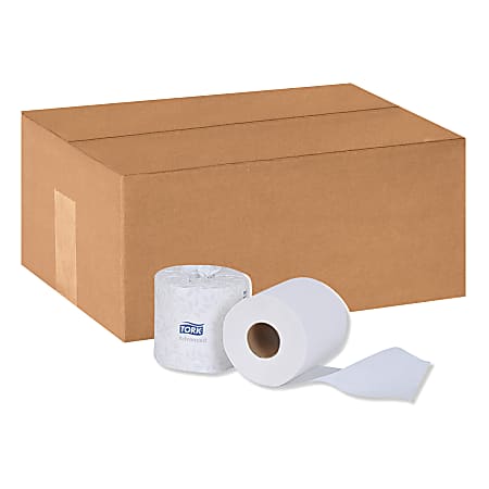 Tork® Advanced 2-Ply Septic Safe Bath Tissue, White, 500 Sheets per Roll, Case of 80 Rolls
