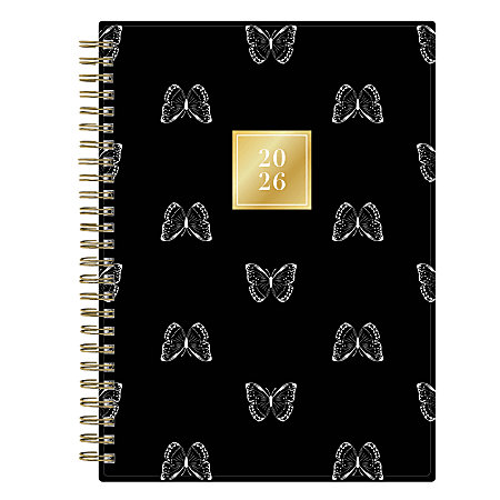 2026 Blue Sky Rachel Parcel Weekly/Monthly Planner, 5-7/8” x 8-5/8", Bella, January To December, 155528