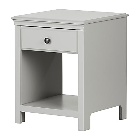 South Shore Cotton Candy 1 Drawer Nightstand 22 12 H x 17 34 W x