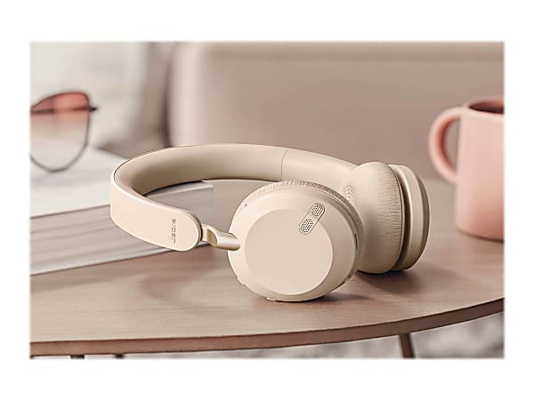 Jabra Elite 45h Headphones with mic on ear Bluetooth wireless gold