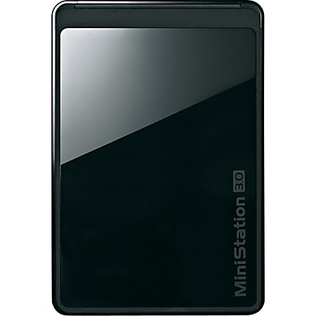 Buffalo MiniStation Stealth Portable HD-PCT500U3/B 500 GB External Hard Drive - Black
