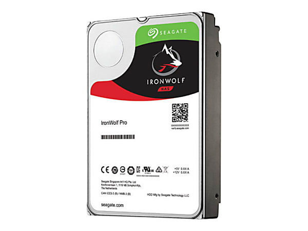 Seagate IronWolf Pro ST6000NE000 - Hard drive - 6 TB - internal - 3.5" - SATA 6Gb/s - 7200 rpm - buffer: 256 MB - with 2 years Rescue Data Recovery Service Plan