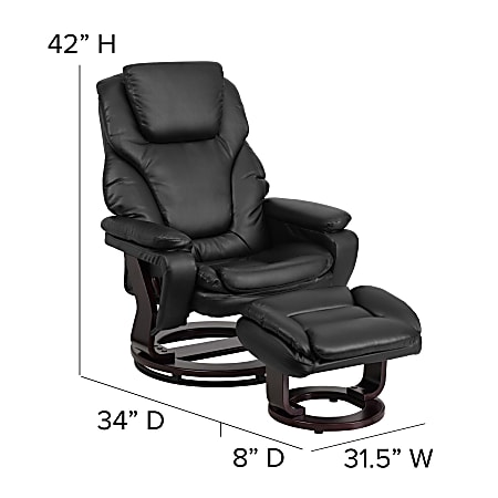 Swivel recliner with ottoman sales near me