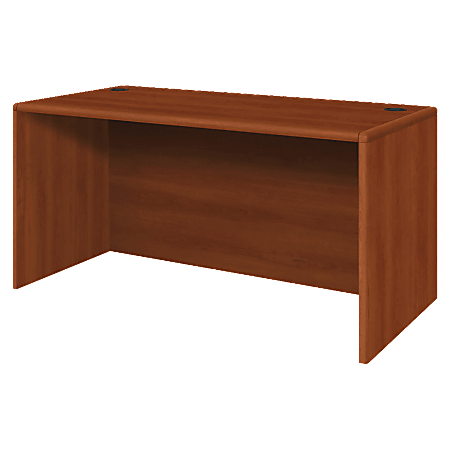 HON® 10700 Series Laminate Desk Shell, Cognac