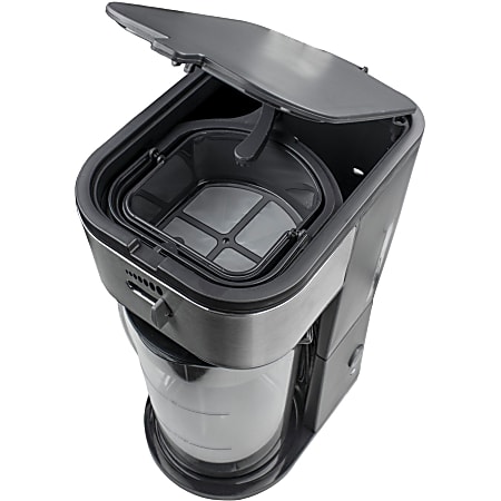 Brentwood KT-2150BK Iced Tea and Coffee Maker with 64oz Pitcher, Black - 700 W - 2 quart - 8 Cup(s) - KT2150BK