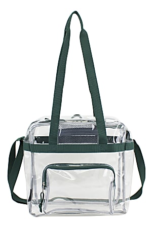 Custom Clear Tote Bag With Zipper 12 x 12 - Office Depot