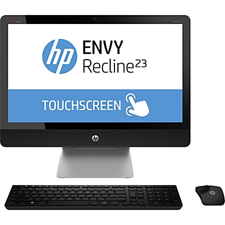 HP ENVY Recline 23-k100 23-k110 All-in-One Computer - Intel Core i3 (4th Gen) i3-4130T 2.90 GHz - 4 GB DDR3 SDRAM - 1 TB HHD - 23" 1920 x 1080 Touchscreen Display - Windows 8.1 64-bit - Desktop - Refurbished