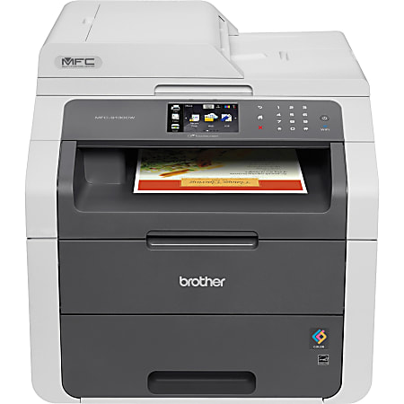 Brother MFC 9130CW Wireless Color Laser All One Printer - Office Depot