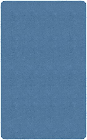 Flagship Carpets Americolors Rug, Rectangle, 6' x 9', Blue Bird