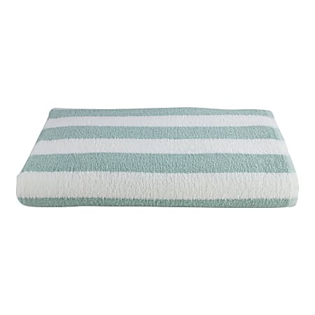 1888 Mills Fibertone Pool Towels, Stripes, Seafoam, Set Of 48 Towels