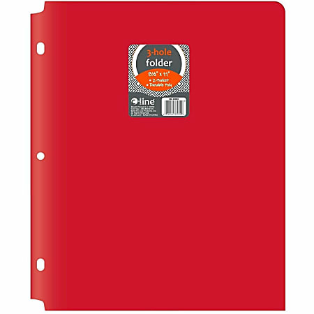 C-Line 2-pocket Heavyweight Poly Portfolio Pocket - 9.4"x 11.4"x100 mil Thickness -  - 33934