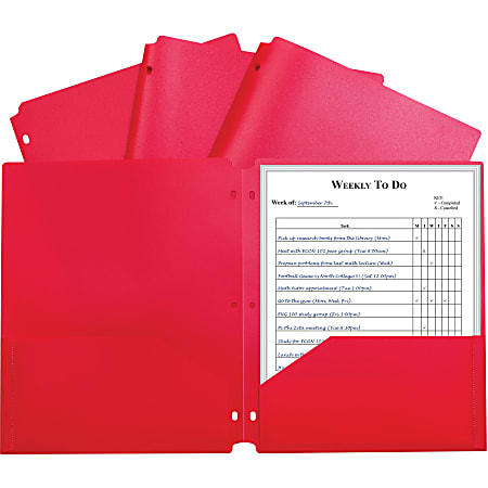 C-Line 2-pocket Heavyweight Poly Portfolio Pocket - 11.4