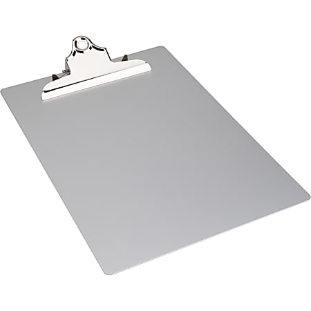 Sparco Clipboard Metal Clip 6 W Silver - Office Depot