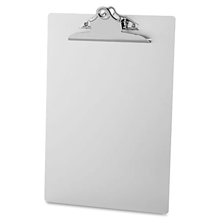 Sparco Aluminum Clipboard, 8 1/2"x 11 1/2", Silver