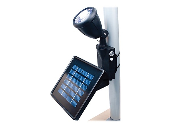 Maxsa LED Flag Light - 1 x 500 mW LED Bulb - Automatic On/Off, Weather Proof - 40 lm Lumens - Pole-mountable