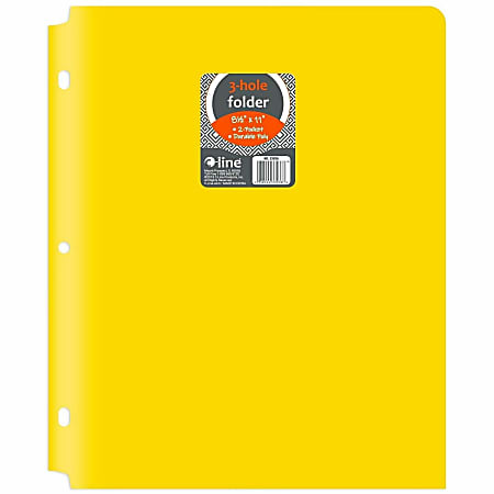 C-Line 2-pocket Heavyweight Poly Portfolio Pocket - 9.4"x 11.4"x100 mil Thickness -  - 33936