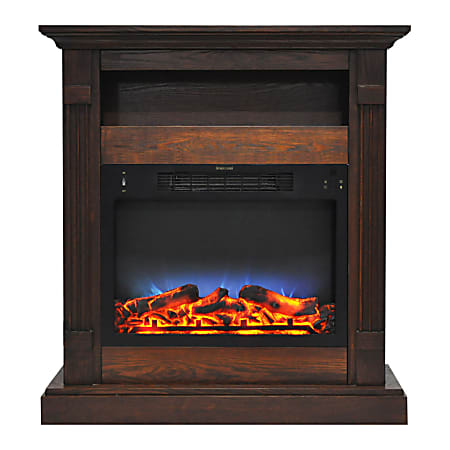Cambridge® Sienna Electric Fireplace With Multicolor LED Insert,