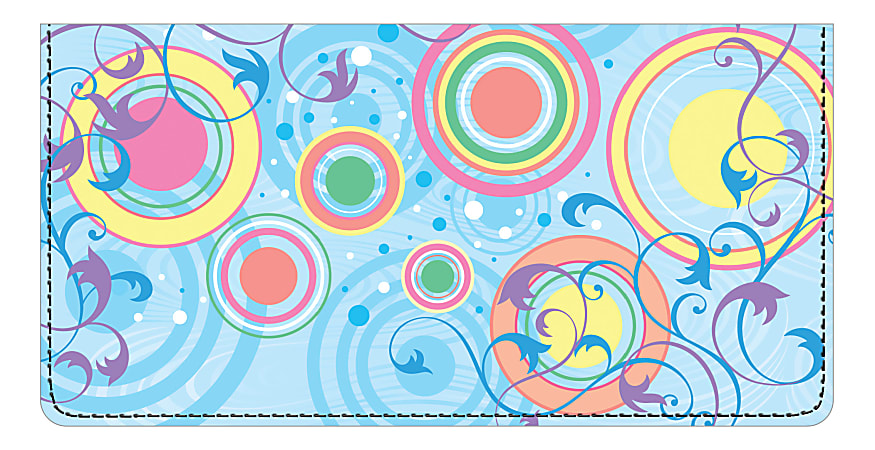 Custom Personal Wallet Check Cover, Leather,  Designs by Shan™ Disco