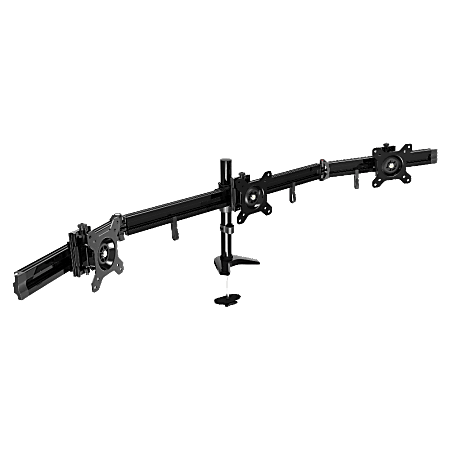DAC Mounting Arm for Monitor - Black - 24" Screen Support - 13 lb Load Capacity - 1 Each