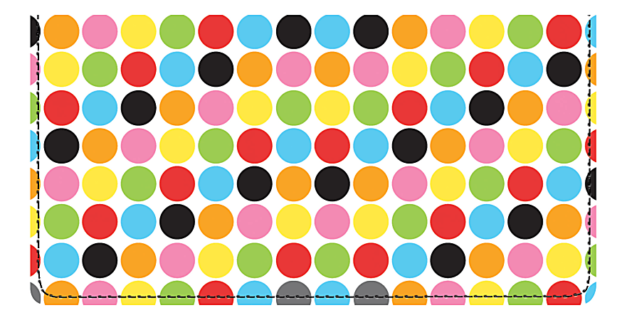 Custom Personal Wallet Check Cover, Leather, Bright Pop